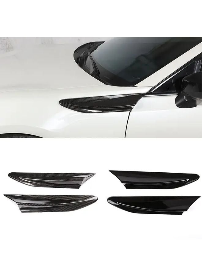 Subaru BRZ Side Fender Blade ABS Modified Accessory Decorative Stickers Piano Black - Image 1